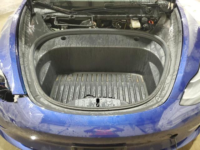 5YJ3E1EA6NF372537 - 2022 TESLA MODEL 3 BLUE photo 11