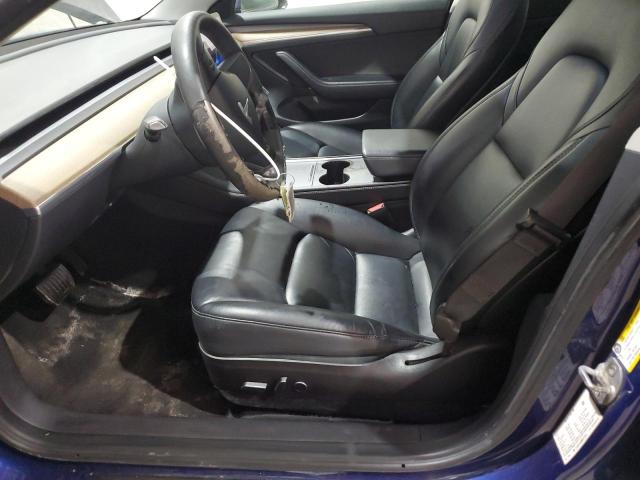 5YJ3E1EA6NF372537 - 2022 TESLA MODEL 3 BLUE photo 7
