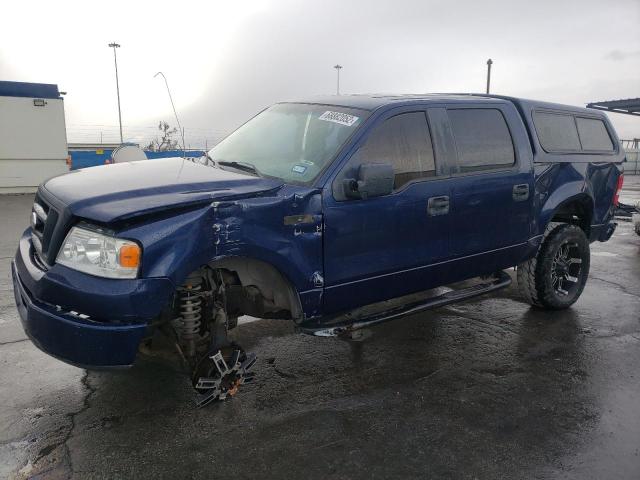 1FTRW12W08FB47232 - 2008 FORD F150 SUPER BLUE photo 1