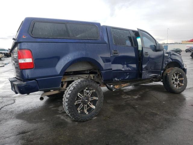 1FTRW12W08FB47232 - 2008 FORD F150 SUPER BLUE photo 3