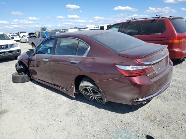 1HGCR2F10HA206182 - 2017 HONDA ACCORD SPORT SPECIAL EDITION BURGUNDY photo 2