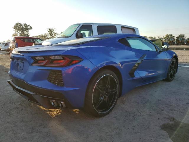 1G1YA2D41M5102840 - 2021 CHEVROLET CORVETTE STINGRAY 1LT BLUE photo 3