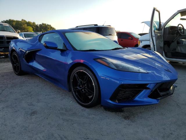 1G1YA2D41M5102840 - 2021 CHEVROLET CORVETTE STINGRAY 1LT BLUE photo 4
