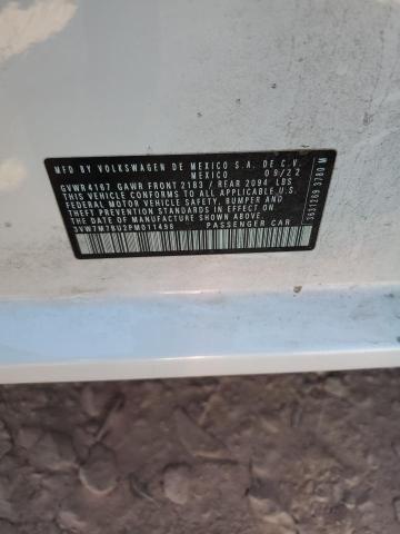 3VW7M7BU2PM011498 - 2023 VOLKSWAGEN JETTA SE თეთრი ფოტო 12