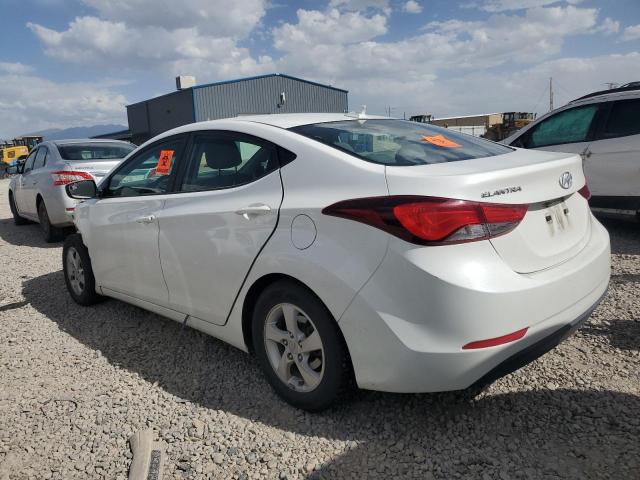 5NPDH4AE0EH524688 - 2014 HYUNDAI ELANTRA SE WHITE photo 2