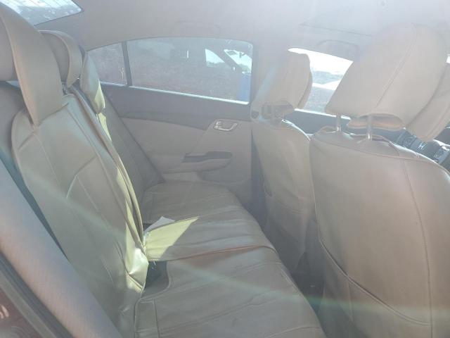 19XFB2F89DE022735 - 2013 HONDA CIVIC EX MAROON photo 10