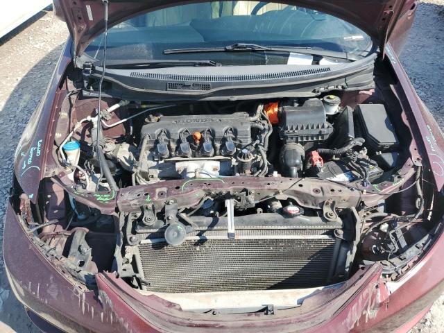 19XFB2F89DE022735 - 2013 HONDA CIVIC EX MAROON photo 11