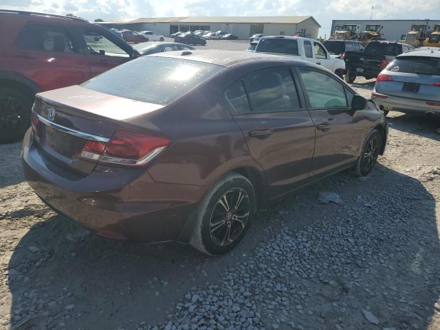 19XFB2F89DE022735 - 2013 HONDA CIVIC EX MAROON photo 3
