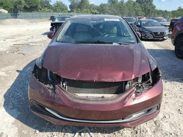 19XFB2F89DE022735 - 2013 HONDA CIVIC EX MAROON photo 5