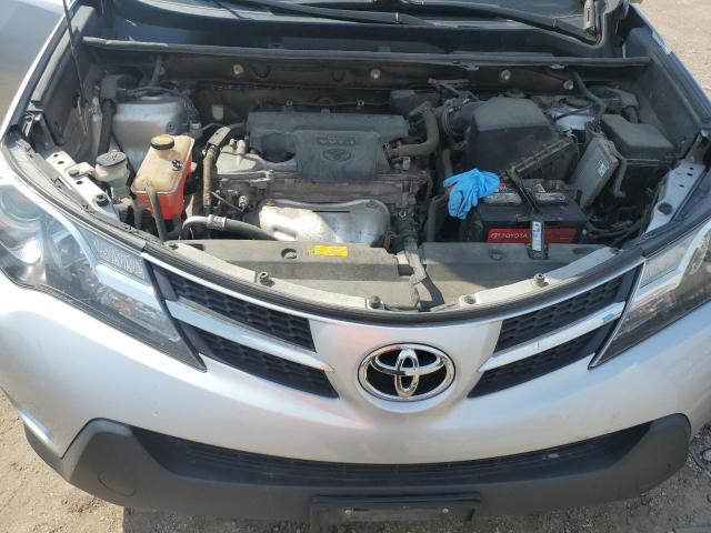 2T3RFREV7DW105084 - 2013 TOYOTA RAV4 XLE SILVER photo 11