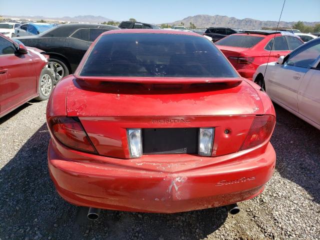 1G2JB12F737183130 - 2003 PONTIAC SUNFIRE RED photo 6