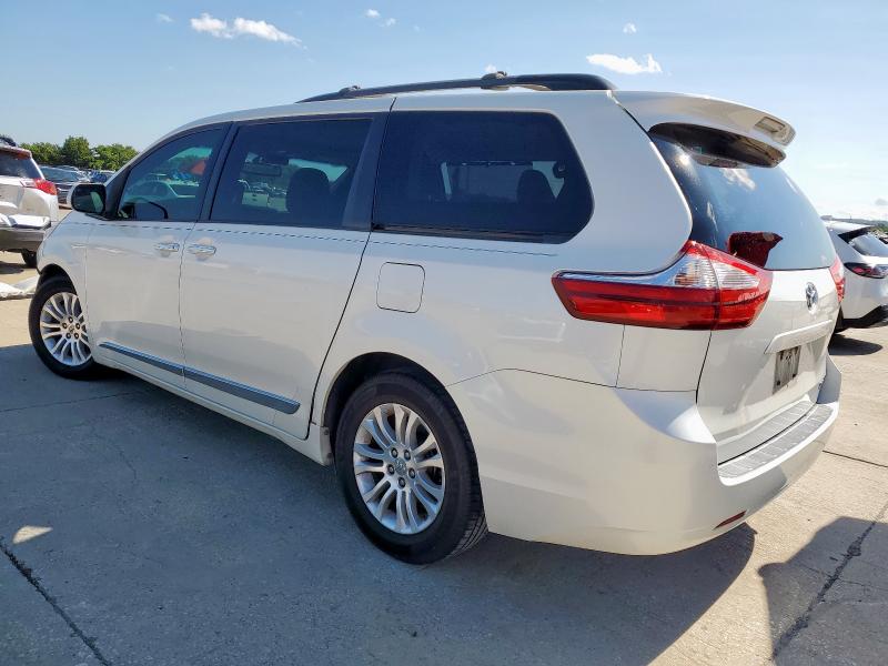 5TDYK3DC5FS634543 - 2015 TOYOTA SIENNA XLE WHITE photo 2