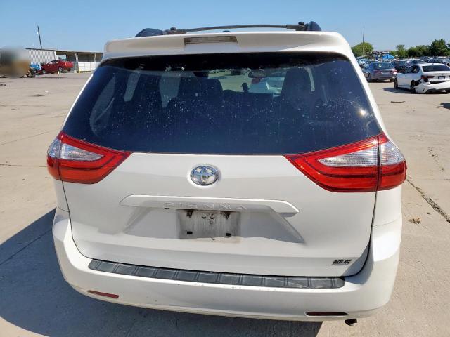 5TDYK3DC5FS634543 - 2015 TOYOTA SIENNA XLE WHITE photo 6