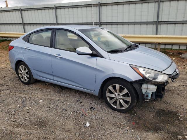 KMHCU4AE0DU462572 - 2013 HYUNDAI ACCENT GLS BLUE photo 4