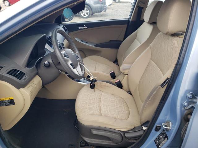 KMHCU4AE0DU462572 - 2013 HYUNDAI ACCENT GLS BLUE photo 7
