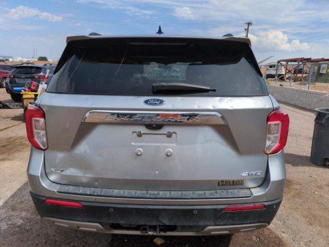1FMSK8DH5MGA82995 - 2021 FORD EXPLORER XLT SILVER photo 6