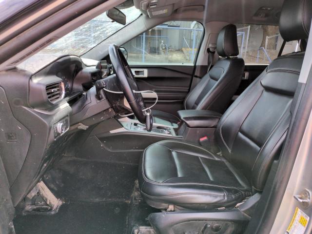 1FMSK8DH5MGA82995 - 2021 FORD EXPLORER XLT SILVER photo 7