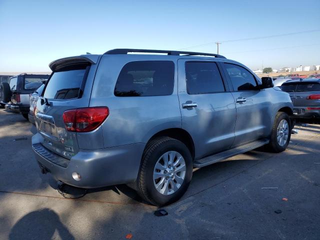 5TDDW5G19ES103370 - 2014 TOYOTA SEQUOIA PLATINUM SILVER photo 3