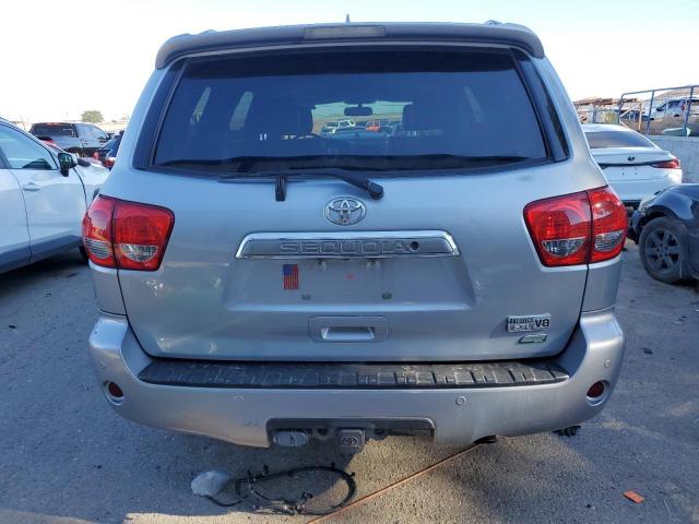 5TDDW5G19ES103370 - 2014 TOYOTA SEQUOIA PLATINUM SILVER photo 6