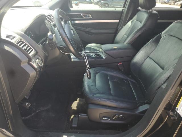 1FM5K7D86HGC51709 - 2017 FORD EXPLORER XLT შავი ფოტო 7