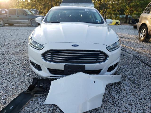 3FA6P0K96ER110646 - 2014 FORD FUSION TITANIUM WHITE photo 5