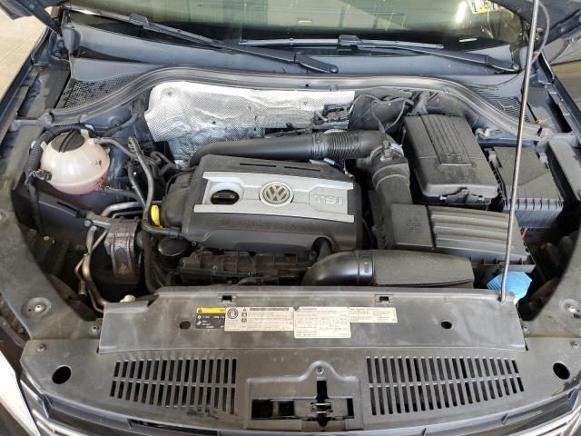 WVGAV7AX7HK017223 - 2017 VOLKSWAGEN TIGUAN S BLACK photo 12
