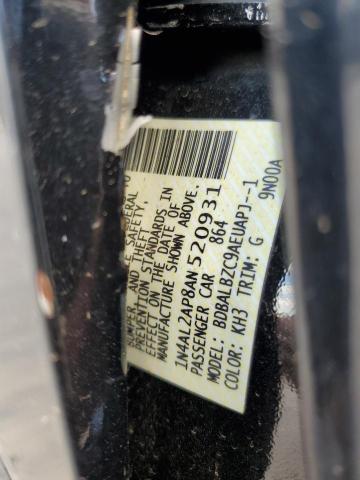 1N4AL2AP8AN520931 - 2010 NISSAN ALTIMA BASE 黑色 照片 13