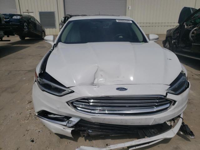 3FA6P0RU5JR241779 - 2018 FORD FUSION TITANIUM/PLATINUM HEV WHITE photo 5