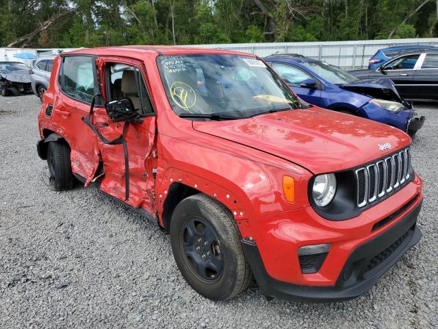 ZACNJAAB1KPK18032 - 2019 JEEP RENEGADE SPORT RED photo 4