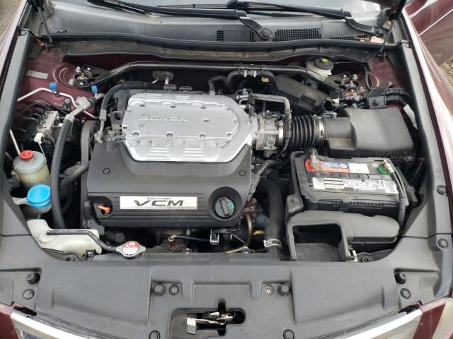1HGCP36878A049274 - 2008 HONDA ACCORD EXL 勃艮第红 照片 11