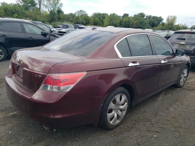 1HGCP36878A049274 - 2008 HONDA ACCORD EXL 勃艮第红 照片 3