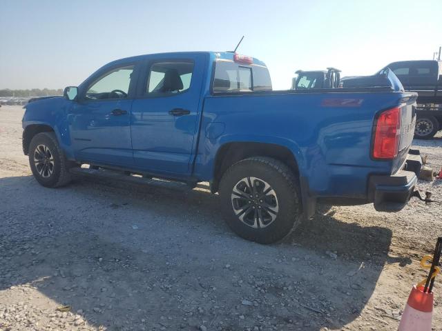 1GCGSDEN7M1142205 - 2021 CHEVROLET COLORADO Z71 BLUE photo 2