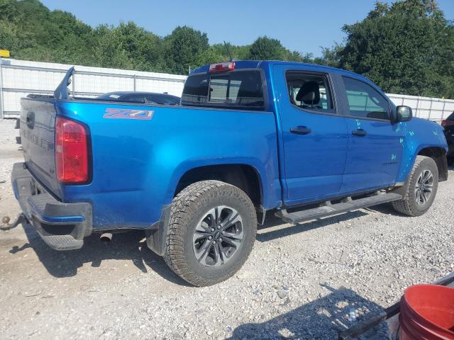 1GCGSDEN7M1142205 - 2021 CHEVROLET COLORADO Z71 BLUE photo 3