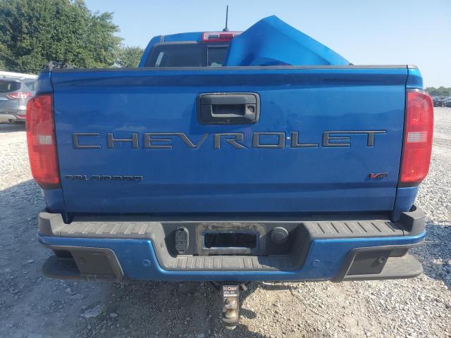 1GCGSDEN7M1142205 - 2021 CHEVROLET COLORADO Z71 BLUE photo 6