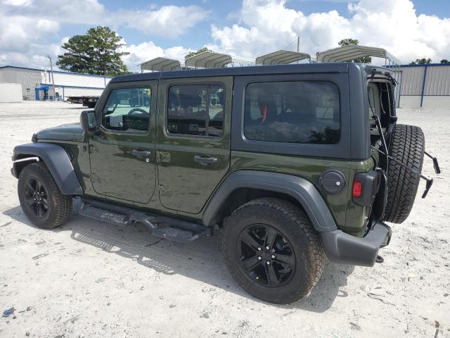 1C4HJXDN9MW535152 - 2021 JEEP WRANGLER U SPORT GREEN photo 2