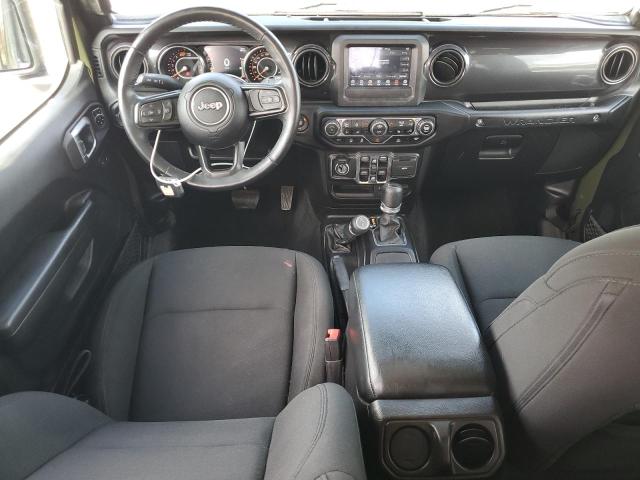 1C4HJXDN9MW535152 - 2021 JEEP WRANGLER U SPORT GREEN photo 8