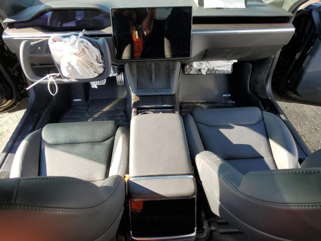 5YJSA1E55PF519735 - 2023 TESLA MODEL S Սև լուսանկար 8