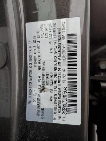 3MZBN1U79JM175043 - 2018 MAZDA 3 SPORT Մոխրագույն լուսանկար 13