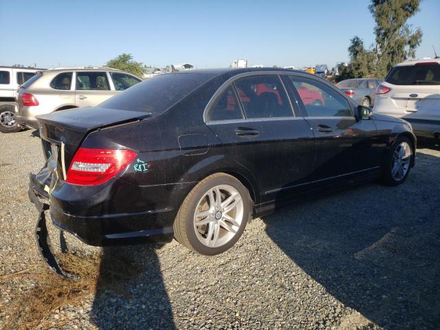 WDDGF4HB7DA806370 - 2013 MERCEDES-BENZ C 250 BLACK photo 3