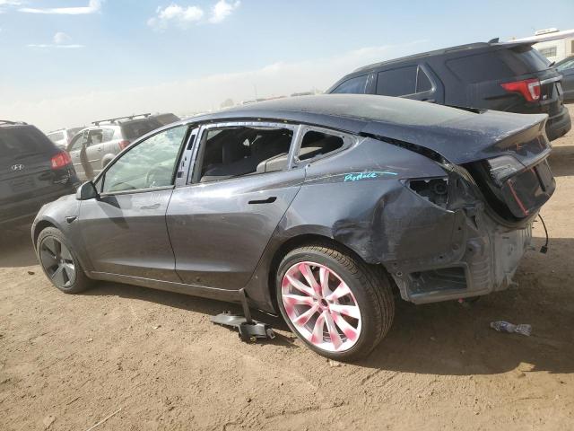 5YJ3E1EB8MF869290 - 2021 TESLA MODEL 3 Մոխրագույն լուսանկար 2