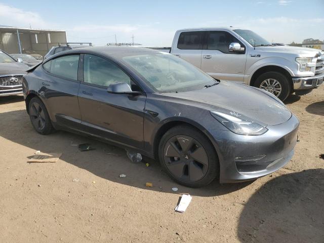 5YJ3E1EB8MF869290 - 2021 TESLA MODEL 3 Մոխրագույն լուսանկար 4