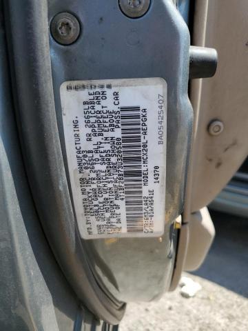 4T1BF28B73U320580 - 2003 TOYOTA AVALON XL GRAY photo 12