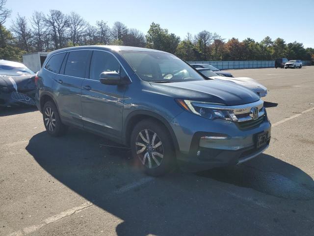 5FNYF6H53MB053206 - 2021 HONDA PILOT EXL TEAL photo 4