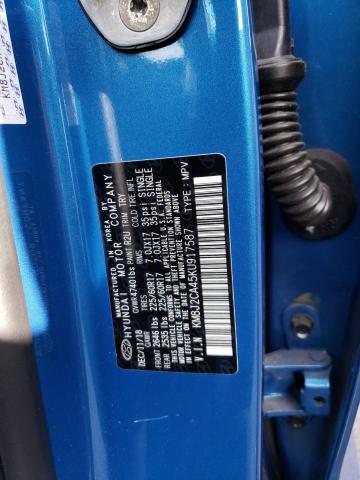 KM8J2CA45KU917587 - 2019 HYUNDAI TUCSON SE Көк фото 12