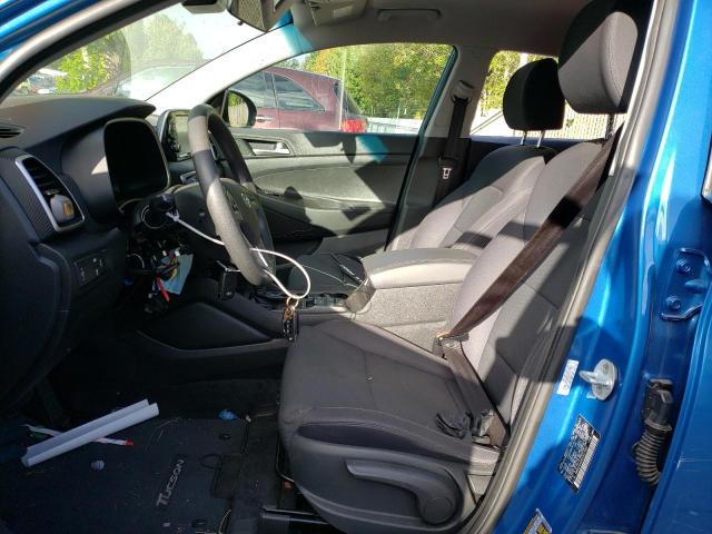 KM8J2CA45KU917587 - 2019 HYUNDAI TUCSON SE Көк фото 7