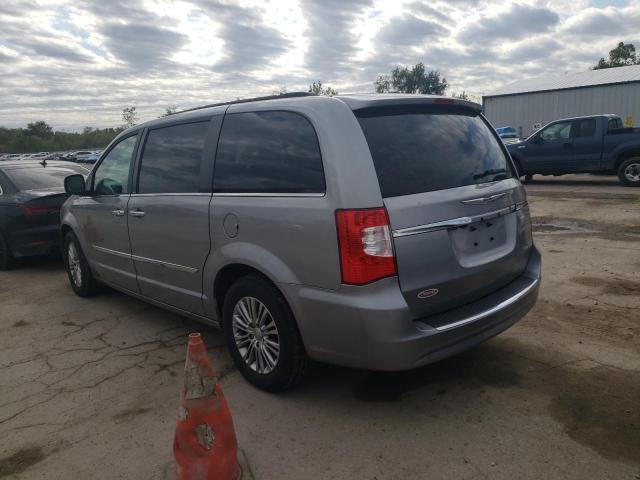 2C4RC1CG7DR647200 - 2013 CHRYSLER TOWN & COU TOURING L SILVER photo 2