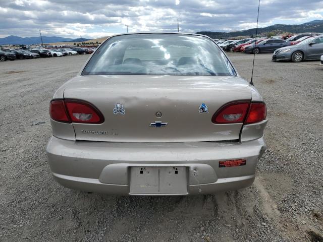 1G1JC524227354274 - 2002 CHEVROLET CAVALIER BASE TAN photo 6