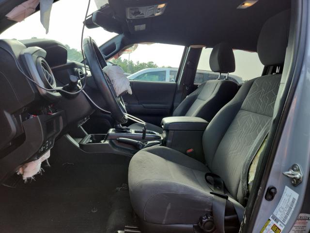 3TMCZ5AN6JM151062 - 2018 TOYOTA TACOMA DOUBLE CAB SILVER photo 7