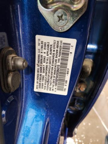 19XFB2F9XDE084315 - 2013 HONDA CIVIC EXL أزرق صورة 13