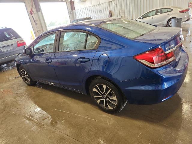 19XFB2F9XDE084315 - 2013 HONDA CIVIC EXL أزرق صورة 2